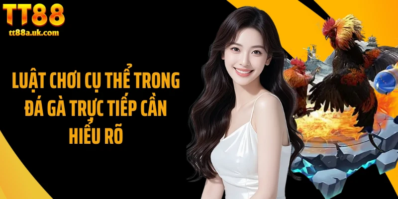 Luật chơi cụ thể trong đá gà trực tiếp cần hiểu rõ