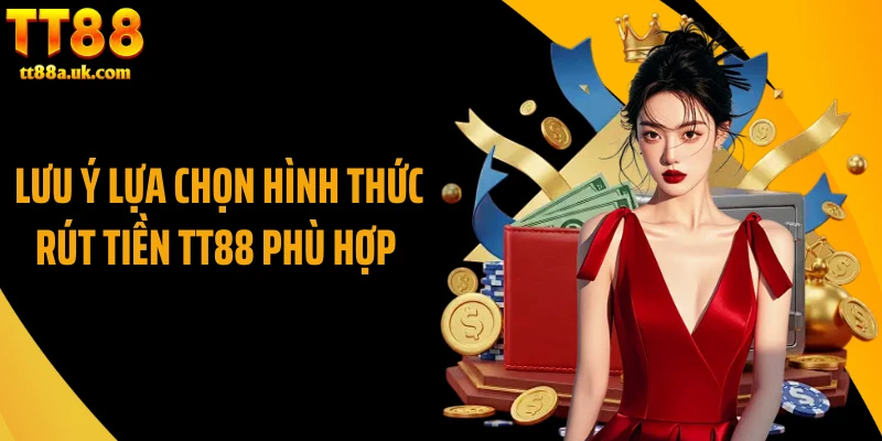 Lưu ý lựa chọn hình thức rút tiền TT88 phù hợp