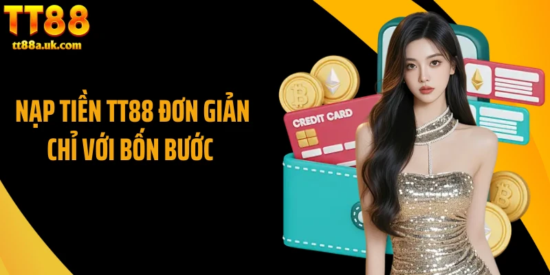 Nạp tiền TT88 đơn giản chỉ với bốn bước